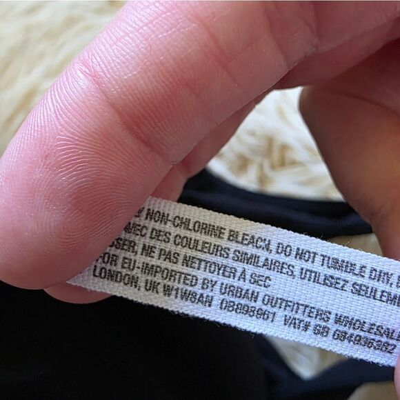 Free People Black High Contrast Bodysuit Medium - Picture 6 of 8